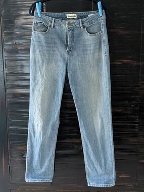 Roots Light Blue Women's Straight Boyfriend Jeans